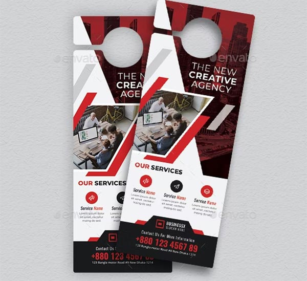 29+ Door Hanger Template Designs Free & Premium Downloads